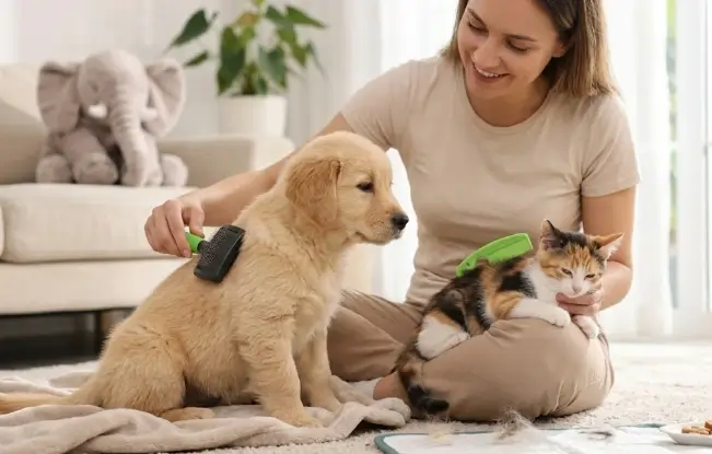 Trixie pet grooming soft brush review
