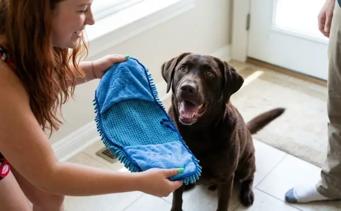 Best Chenille Dog Towel