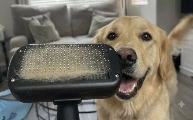 Hertzko vs Dipoo slicker brush side by side comparison for pet grooming