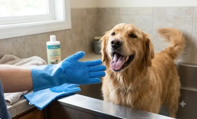 Pecute Silicone Pet Grooming Gloves Review