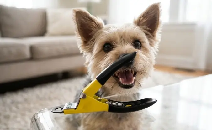 Resco Deluxe guillotine pet nail clipper unit alongside authentic replacement blade kits